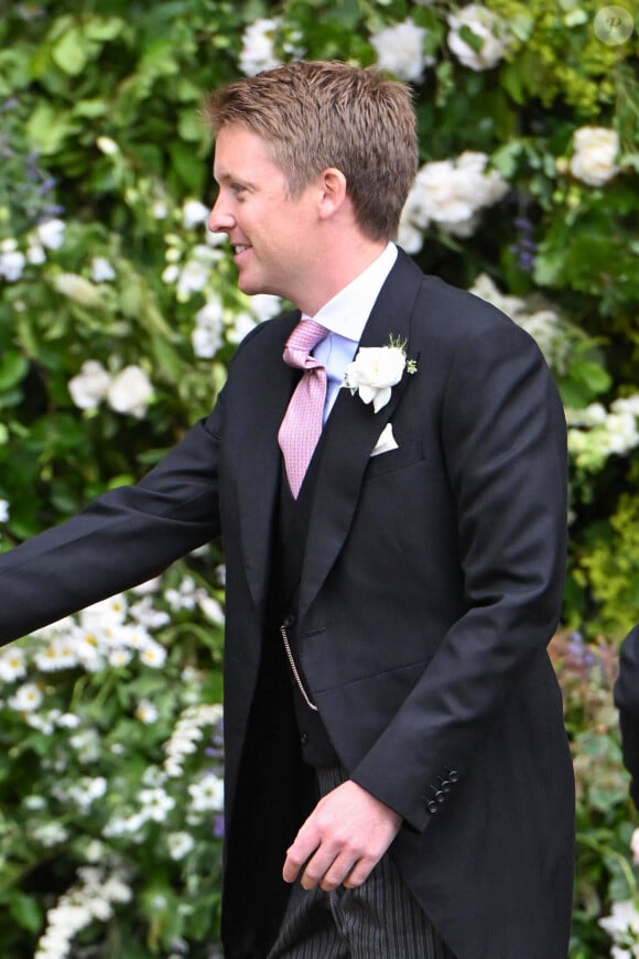 Hugh Grosvenor, the Duke Of Westminster arrives at his wedding to Olivia Henson at Chester Cathedral , Chester, UK on June 7, 2024. Photo by Zak Hussein/Splash News/ABACAPRESS.COM 