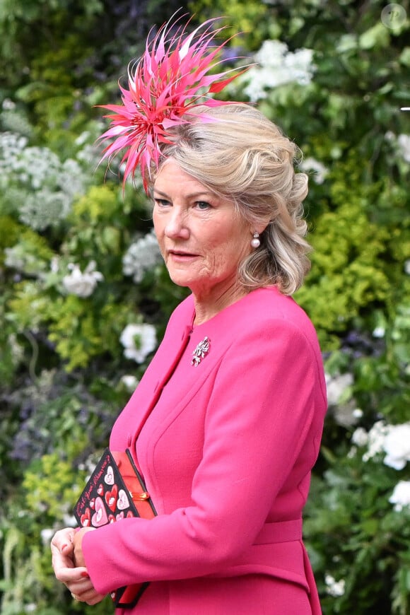 Natalia Grosvenor, Duchess of Westminster arrives at the Wedding of Hugh Grosvenor, the Duke Of Westminster and Olivia Henson at Chester Cathedral. , Chester, UK on June 7, 2024. Photo by Zak Hussein/Splash News/ABACAPRESS.COM 