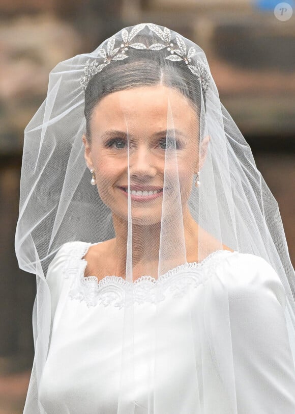 Le mariage de Hugh Grosvenor, le duc de Westminster, et d'Olivia Henson a été célébré à la cathédrale de Chester, le 7 juin 2024. Zak Hussein/Splash News/ABACAPRESS.COM