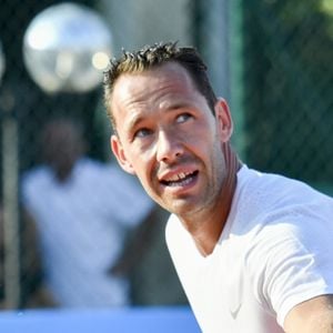 Michael Llodra - Les célébrités participent au Classic Tennis Tour Saint-Tropez, le 19 juillet 2019.  Celebrities attends the Classic Tennis Tour in Saint-Tropez, on July 19th, 2019. 