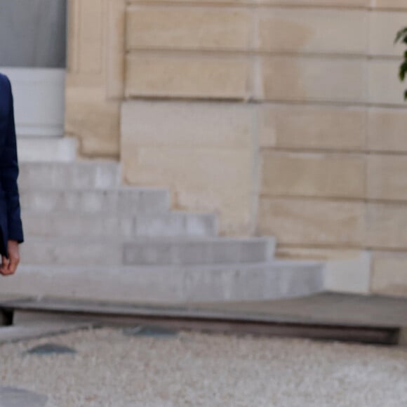 Brigitte Macron et Jill Biden - Dîner d'état en l'honneur du président des Etats-Unis et sa femme au palais de l'Elysée à Paris, à l'occasion de leur visite officielle en France. Le 8 juin 2024 © Jacovides-Moreau / Bestimage 