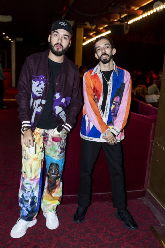 Bigflo et Oli au défilé de mode Hommes "Kidsuper" prêt-à-porter automne-hiver 2023/2024 au Casino de Paris lors de la fashion week de Paris le 21 janvier 2023. © Pierre Perusseau/Bestimage 