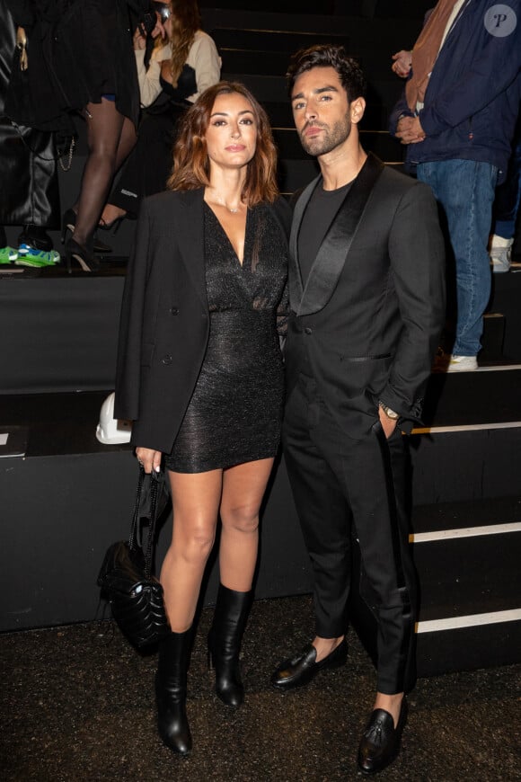 Exclusif - Rachel Legrain-Trapani et son compagnon Valentin Leonard - Frontrow lors du défilé Etam Live Show à Paris le 29 septembre 2020. © Pool Agence Bestimage 