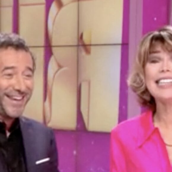 Exclusif - Captures d'écran - Les Chevaliers du Fiel lors de l'enregistrement de l'émission "Les grands du rire", présentée par Bernard Montiel et Karen Cheryl, et diffusée le 15 juin sur C8