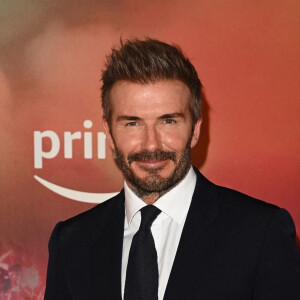 David Beckham lors de la première du documentaire 99, à Manchester le 9 mai 2024