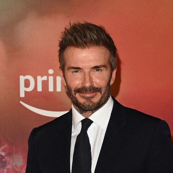 David Beckham lors de la première du documentaire 99, à Manchester le 9 mai 2024