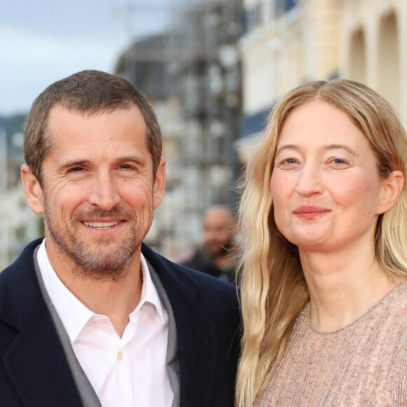 Guillaume Canet et Alba Rohrwacher sur le tapis rouge de la cérémonie de clôture du 38ème festival du film de Cabourg, le 15 juin 2024. © Coadic Guirec/Bestimage