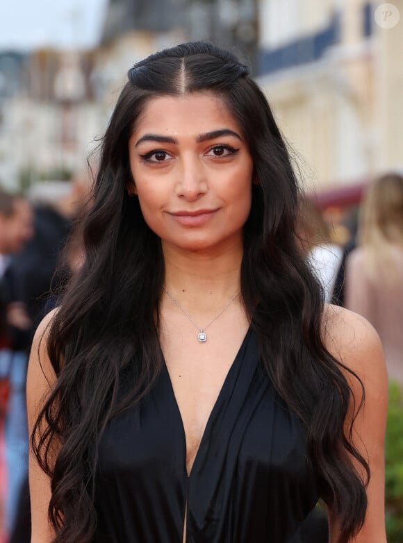 Kiara Carrière sur le tapis rouge de la cérémonie de clôture du 38ème festival du film de Cabourg, le 15 juin 2024. © Coadic Guirec/Bestimage