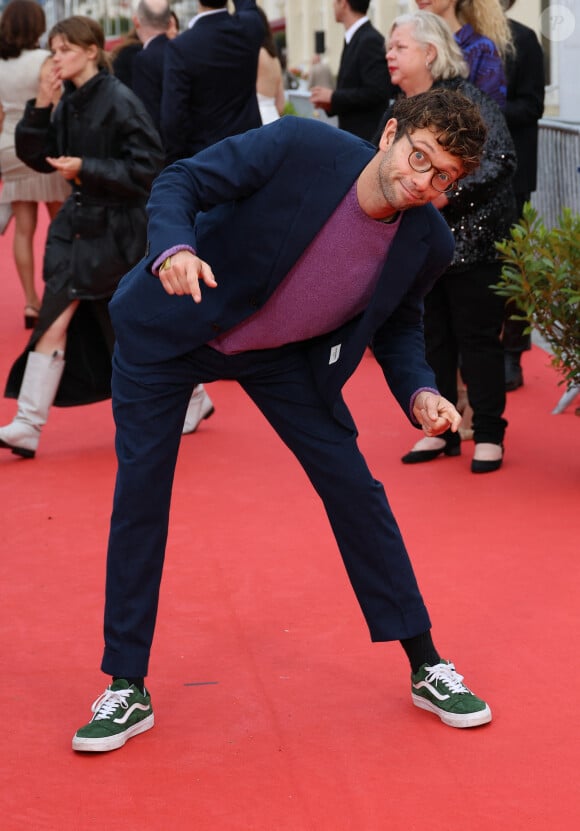 Xavier Lacaille sur le tapis rouge de la cérémonie de clôture du 38ème festival du film de Cabourg, le 15 juin 2024. © Coadic Guirec/Bestimage