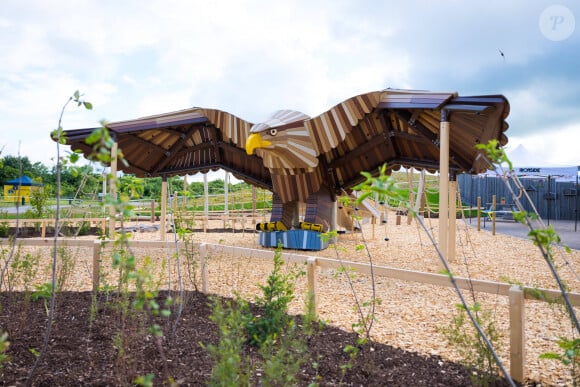 Illustration de Suède lors de l'inauguration de l’aire de jeux naturelle du Prince Julian dans la réserve naturelle Getterön à Varberg. Le 17 juin 2024  