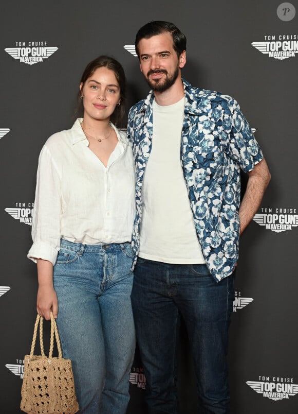 Ce dernier n'est autre que l'imitateur Marc-Antoine Le Bret
Marie-Ange Casta et son mari Marc-Antoine Le Bret - Avant-première du film "Top Gun Maverick" à l'UGC Normandie à Paris le 19 mai 2022. © Coadic Guirec/Bestimage