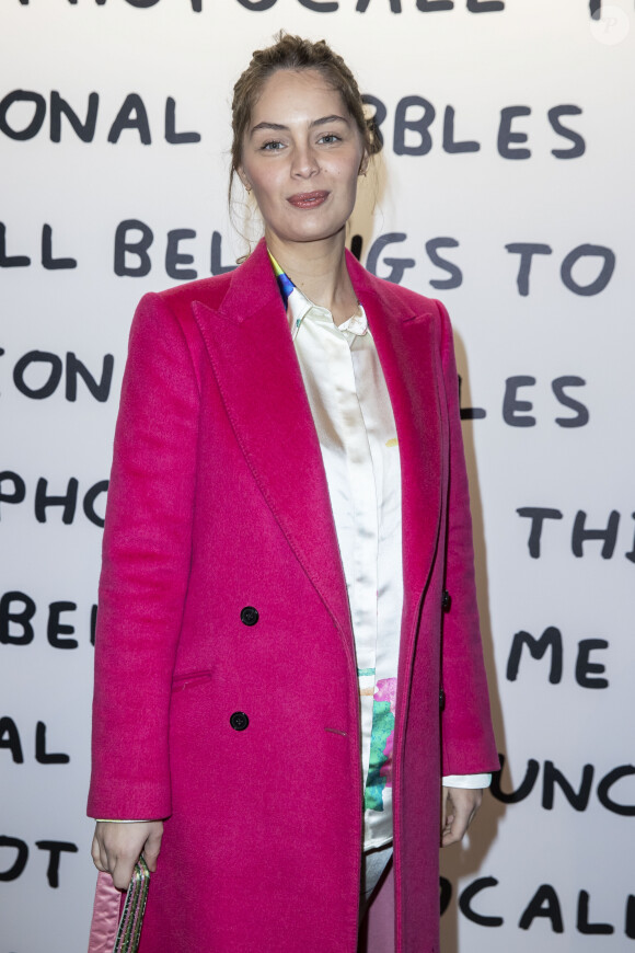 Marie-Ange Casta - Vernissage de l'artiste David Shrigley x La Maison Ruinart "Unconventional Bubbles" à l'Opera Bastille à Paris le 5 mars 2020. © Olivier Borde/Bestimage