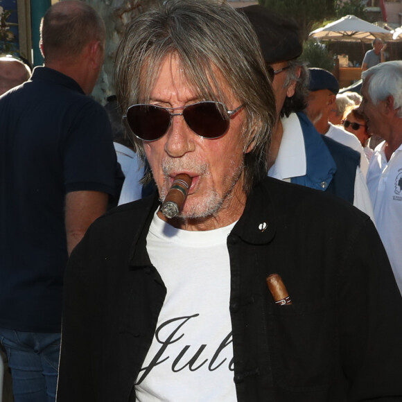 Jacques Dutronc - Challenge Henri Salvador 2019, Un tournoi VIP de Pétanque "Souvenir Henri-Salvador" organisé chaque année à l'Ile-Rousse par le Sport Pétanque Ile-Rousse, en Corse, France, le 13 Septembre 2019. © Olivier Sanchez/Crystal/Bestimage