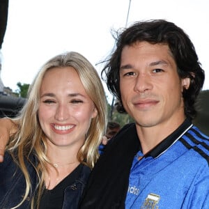 Alexandra Lamy, Chloé Jouannet et son compagnon Sandor Funtek - Avant-première du film "Nouveau Monde" au Cinéma Espace Saint-Michel à Paris le 19 juin 2024. © Coadic Guirec/Bestimage