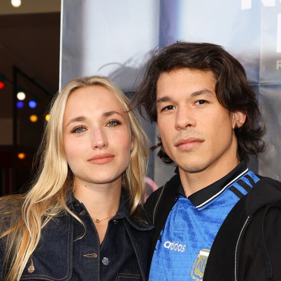 Chloé Jouannet et son compagnon Sandor Funtek - Avant-première du film "Nouveau Monde" au Cinéma Espace Saint-Michel à Paris le 19 juin 2024. © Coadic Guirec/Bestimage