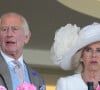 Camilla Parker Bowles et Charles III se sont rendus au Royal Ascot ce jeudi 20 juin
 
Camilla Parker Bowles, reine consort d'Angleterre, vit intensément la course hippique, sous le regard du roi Charles III d'Angleterre, à Ascot, le 20 juin 2024.