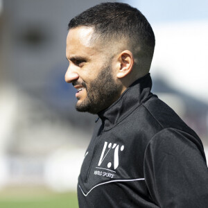 Exclusif - Malik Bentalha - Match Team Mont de Marsan Vs Team UNICEF France au stade André et Guy Boniface à Mont de Marsan le 23 mars 2024. © Pierre Perusseau / Bestimage