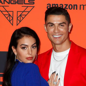 Cristiano Ronaldo et sa compagne Georgina Rodriguez à la soirée MTV European Music Awards 2019 (MTV EMA’s) au FIBES Conference and Exhibition Centre à Séville en Espagne, le 3 novembre 2019