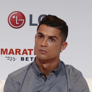 Cristiano Ronaldo assiste au Prix Marca Leyenda à Madrid en Espagne, le 29 juillet 2019.