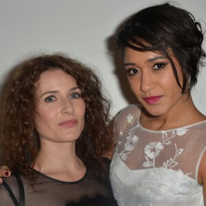 Elsa Lunghini et sa cousine Joséphine Jobert - La 20ème cérémonie des Prix Lumières à l'espace Pierre Cardin à Paris, le 2 février 2015. 