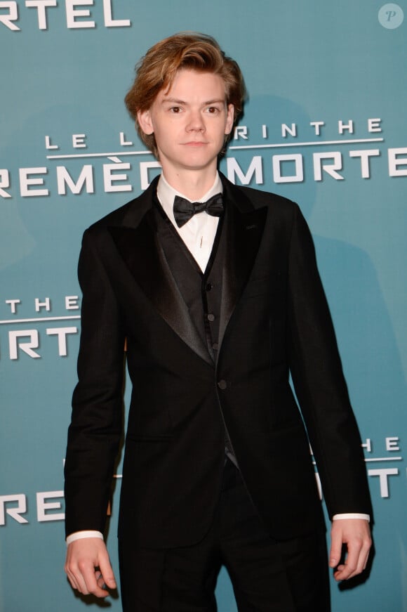 Thomas Brodie-Sangster à l'avant-première du film "Le Labyrinthe : Le Remède Mortel" au cinéma le Grand Rex à Paris le 24 janvier 2018