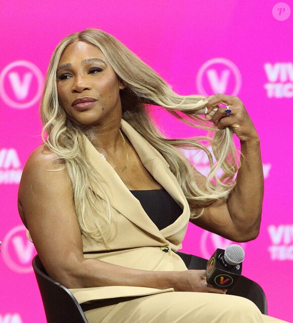 Venus et Serena Williams en conférence lors du salon Viva Technoogy 2024 à Paris.
