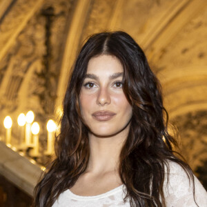 Camila Morrone au photocall du deuxième défilé de mode Chanel Haute-Couture automne-hiver 2024/2025 au palais Garnier lors de la Fashion Week de Paris, France, le 25 juin 2024. © Olivier Borde/Bestimage