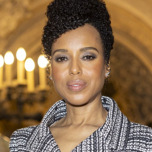 Kerry Washington au photocall du deuxième défilé de mode Chanel Haute-Couture automne-hiver 2024/2025 au palais Garnier lors de la Fashion Week de Paris, France, le 25 juin 2024. © Olivier Borde/Bestimage
