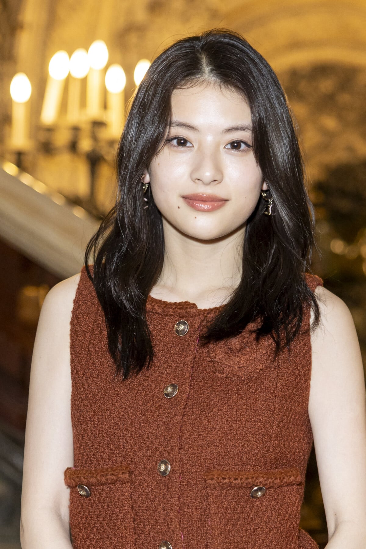 Photo : Natsuki Deguchi au photocall du deuxième défilé de mode Chanel ...