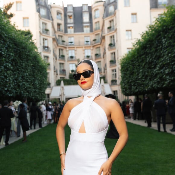 Léna Mahfouf (Léna Situations) au cocktail Vogue World dans les jardins du palace Ritz Paris en amont du défilé de mode Vogue World Paris Haute-Couture automne-hiver 2024/2025 lors de la Fashion Week de Paris, France, le 24 juin 2024. © Tiziano Da Silva/Bestimage 