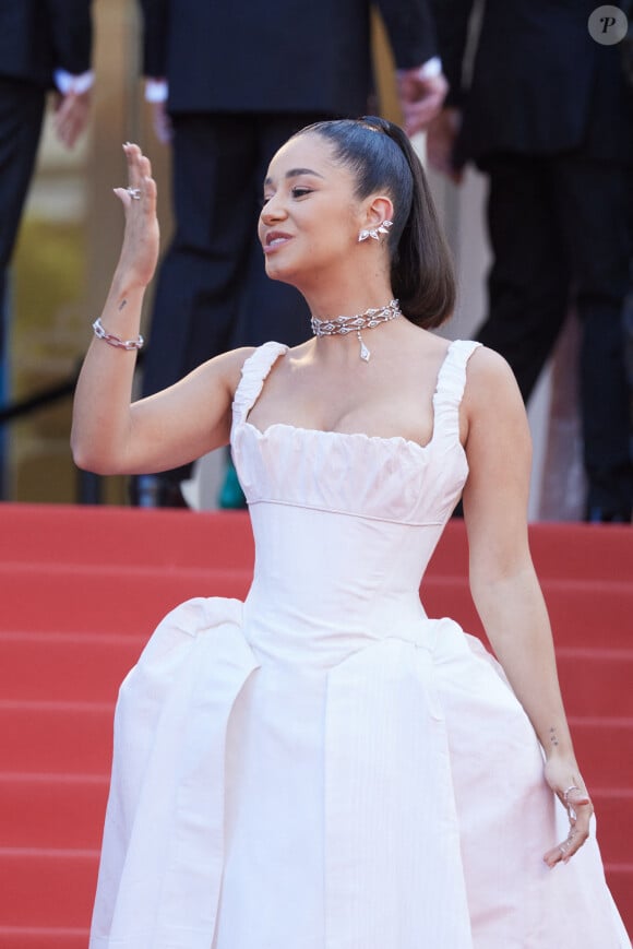 Léna Situations (Lena Mahfouf) - Montée des marches du film " La plus précieuse des marchandises " lors du 77ème Festival International du Film de Cannes, au Palais des Festivals à Cannes. Le 24 mai 2024 © Jacovides-Moreau / Bestimage 