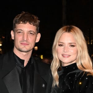 Niels Schneider et sa compagne Virginie Efira - Photocall au Fouquet's après la 48ème cérémonie des César à Paris © Coadic Guirec / Bestimage 