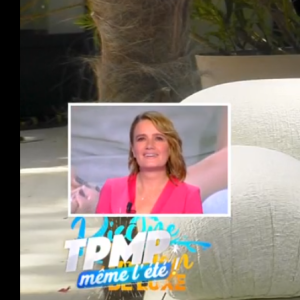 Flore, la fille de Pascale de la Tour du Pin, a réservé une surprise à sa maman dans "TPMP même l'été, sur C8, le 27 juin 2024.