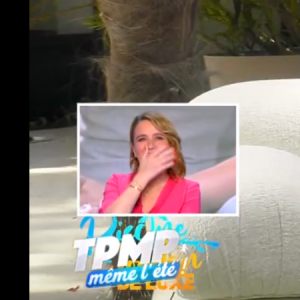 Flore, la fille de Pascale de la Tour du Pin, a réservé une surprise à sa maman dans "TPMP même l'été, sur C8, le 27 juin 2024.