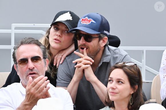 Marion Cotillard et Guillaume Canet assistent à l'Open de France de tennis 2019 - Quinzième jour à Roland Garros, le 9 juin 2019 à Paris, en France. Photo par Laurent Zabulon / ABACAPRESS.COM