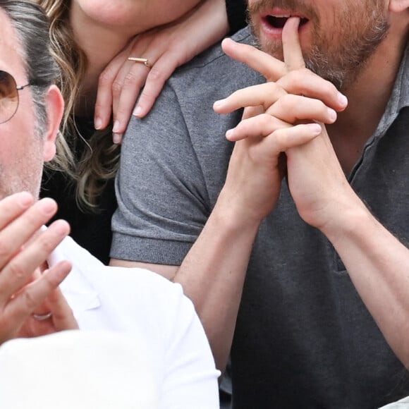 Marion Cotillard et Guillaume Canet assistent à l'Open de France de tennis 2019 - Quinzième jour à Roland Garros, le 9 juin 2019 à Paris, en France. Photo par Laurent Zabulon / ABACAPRESS.COM