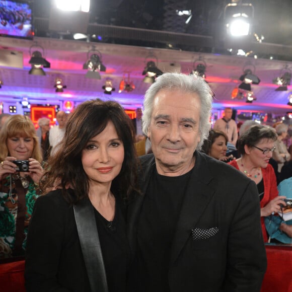 Evelyne Bouix et Pierre Arditi lors de l'enregistrement de "Vivement Dimanche" le 27 février 2013 à Paris. Max Colin/ABACAPRESS.COM