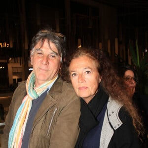 L'animateur Tex (Jean-Christophe Le Texier) et sa femme Béatrice - Personnalités lors de la soirée de remise des "Baguettes d'or 2024" à Monsieur Zhao Qing dans son restaurant Sushi Way à Créteil. Le 20 mars 2024 © Philippe Baldini / Bestimage