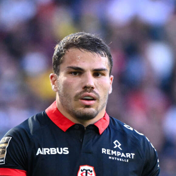 Antoine Dupont - Le Stade toulousain s’impose face au Stade Rochelais (39-23) au Matmut Atlantique lors de la première demi-finale du championnat de Top 14 et se hisse en finale. ( Photo by federico pestellini / panoramic ) -