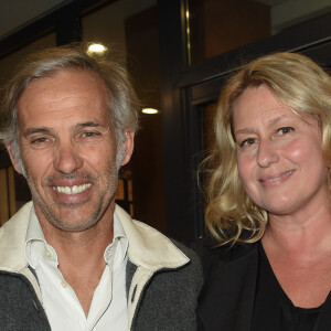 Paul Belmondo et Luana Belmondo - Générale de la pièce "Le Banquet" au théâtre du Rond-Point à Paris le 11 octobre 2018. © Coadic Guirec/Bestimage