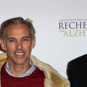 Paul Belmondo, Luana Belmondo et Anthony Delon lors du photocall du 12ème Gala 2017 de l'Association pour la Recherche sur Alzheimer à la salle Pleyel dans le 8ème arrondissement, à Paris, France le 30 janvier 2017. © Cyril Moreau/Bestimage 