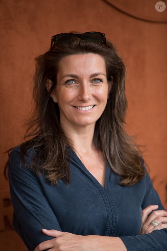 Anne-Claire Coudray dans le village lors des internationaux de tennis de Roland Garros à Paris, France, le 3 juin 2019. © Jacovides-Moreau/Bestimage 