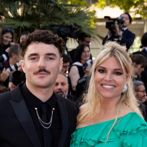 Baptiste Germain, Sophie Tapie - Montée des marches du film " Elémentaire " pour la cérémonie de clôture du 76ème Festival International du Film de Cannes, au Palais des Festivals à Cannes. Le 27 mai 2023 © Jacovides-Moreau / Bestimage