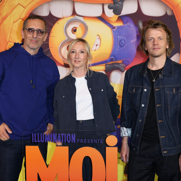 À l'affiche du nouvel opus de "Moi, moche et méchant", l'acteur qui prête sa voix à Gru s'est confié à "Nice Matin". 
Gad Elmaleh, Audrey Lamy et Alex Lutz à l'avant-première du film "Moi, moche et méchant 4" au Grand Rex à Paris le 23 juin 2024