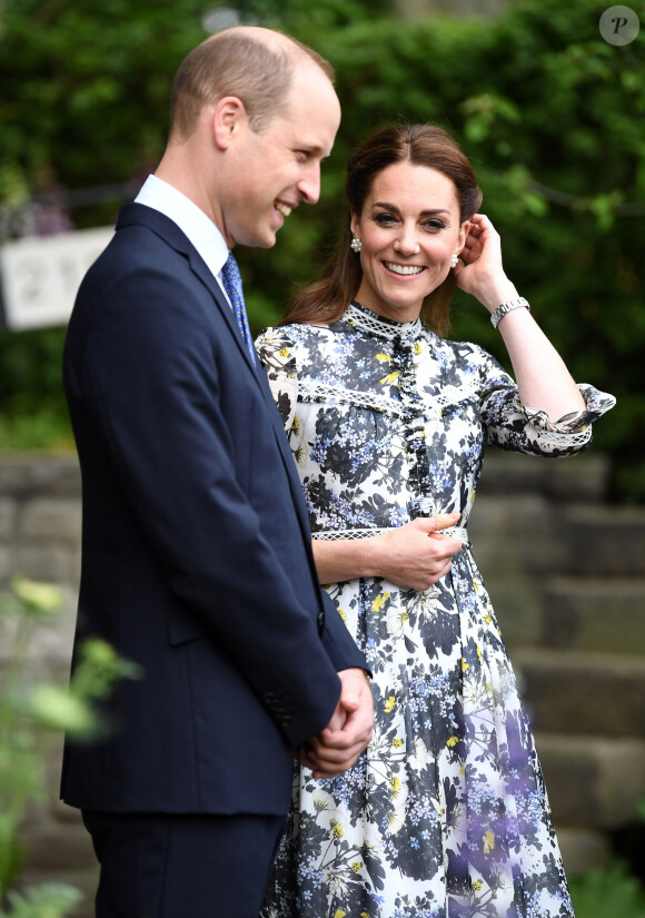 Le prince William, duc de Cambridge, et Catherine (Kate) Middleton, duchesse de Cambridge, en visite au "Chelsea Flower Show 2019" à Londres, le 20 mai 2019. 