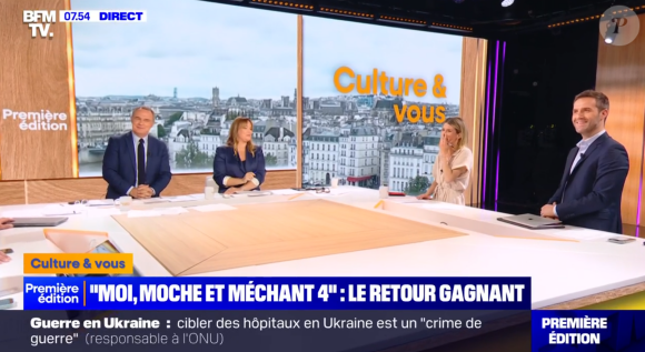 Fou rire sur le plateau de la matinale de BFMTV à cause d'un pigeon