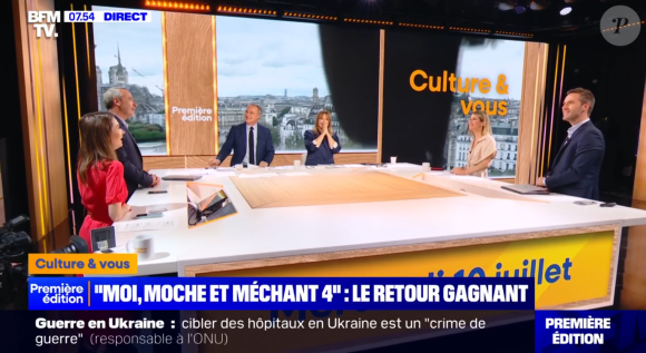 Fou rire sur le plateau de la matinale de BFMTV à cause d'un pigeon