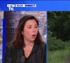 Capture d'écran du reportage de BFMTV sur la disparition et la mort de la petite Célya, 6 ans. Son beau-père, suspect numéro 1, est en garde à vue