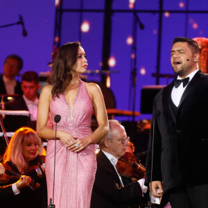 Nadine Sierra, Pene Pati - "Concert de Paris" sur le parvis de l'hôtel de ville de Paris retransmis en direct sur France 2 et sur France Inter, Paris le 14 juillet 2024. © Christophe Clovis - Pierre Perusseau / Bestimage  "Concert de Paris" on the forecourt of Paris City Hall broadcast live on France 2 and France Inter, Paris on July 14, 2024. 