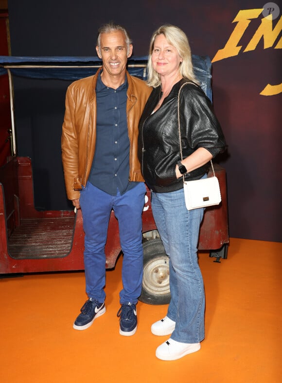 Paul et Luana Belmondo - Première du film "Indiana Jones et le Cadran de la destinée" au cinéma Le Grand Rex à Paris le 26 juin 2023. © Coadic Guirec/Bestimage